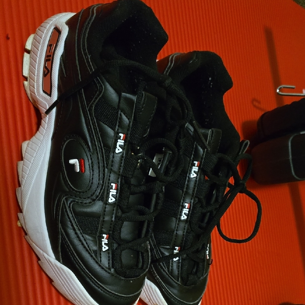 Fila Black and White Sneakers